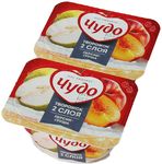 Десерт Творожный Чудо 100г 4,2% персик-груша (8шт) СТ