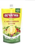 Майонез Печагин с лимонным соком 50% 200мл дой-пак
