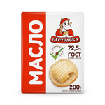 Масло Пестравка Крестьянское сливочное 72,5% Фольга 200 г