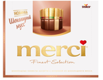 Набор шоколадных конфет Merci Ассорти Шоколадный мусс, 210г