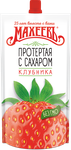 Джем "Махеевъ", Клубника протертая с сахаром, 300 гр дойпак