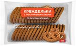 Печенье Хлебный Спас сдобное Крендельки со вкусом капучино и тростниковым сахаром подложка 500 г