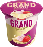 Пудинг Grand Dessert Белый шоколад с клубничным муссом, 6.0%, 200 г