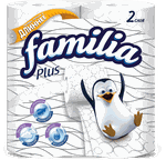 Бумага туалетная Familia Plus Белая 2сл.х 4 рул. Транзит