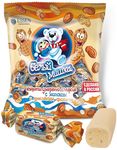 Конфеты ЭССЕН Белый мишка арахис ф/п 500г