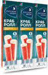 Палочки крабовые Русское море Краб-ролл с сыром паст.охл. 50г