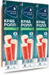 Палочки крабовые Русское море Краб-ролл с сыром и зеленью паст.охл. 50г