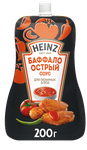 Соус томатный Heinz Баффало острый, дой-пак, 200г Соус томатный Heinz Баффало острый, дой-пак, 200г