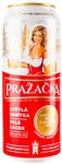Пиво Пражечка светлое алк. 4% ж/б 0,5л*24 Раковник