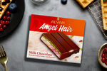 Шоколад Angle Hair молочный с фисташковым кремом и пишмание (турецкой сахарной ватой) 80 г.