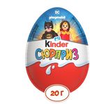 Шок. яйцо KINDER Sur. из мол.шок. Playmobil new 36*20г