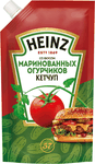 Кетчуп Хайнц со вкусом маринованных огурчиков 320г д/п (16)