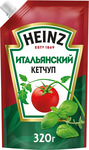 Кетчуп томатный Heinz итальянский, дой-пак, 320г