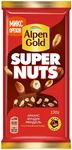 Шоколад молочный Alpen Gold Super Nuts с арахисом, фундуком и миндалем 130гх15