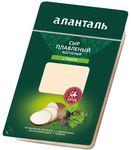 Сыр Аланталь плавленный копченый с травами, 40%, слайсы 150г