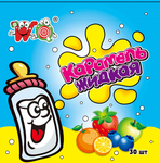 Карамель жидкая в бутылке в ассортименте 40 г., Китай