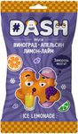 Карамель леденцовая #DASH микс со вкусами лимонада винограда, апельсина, лимон-лайма 65гр