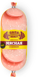Колбаса вареная Папа Может Мясная со шпиком п/о 0.4кг 8шт.