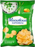 Чипсы Московский Картофель хруст. со вкусом лука и сметаны 60г