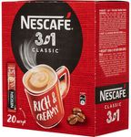 Кофе NESCAFE 3в1 Классик растворимый карт.кор. 10бл*(14,5г*20п)