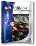 Мидии в 2х створках в/м 40/60 0,5 кг