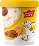 Мороженое Золотой Стандарт пломбир с вареной сгущенкой и печеньем Орешек 8*260г