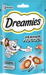 Лакомство для кош Dreamies с добавлением лосося 8*60г