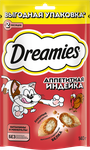 Лакомство для кош Dreamies с добавлением индейки 12*140г