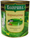 Корнишоны Бояринъ 3-6см маринованные ж/б 3100мл