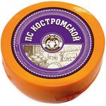Продукт сыроделия Сырный мастер полутвердый Костромской, мдж 45%, круг 7,5кг