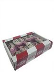 Зефир Ля Десерт глазированный с начинкой со вкусом малины на печенье 450г