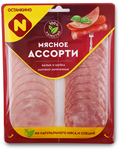 Мясное Ассорти к/з Останкино Балык и Шейка нарезка мгс 90гр.