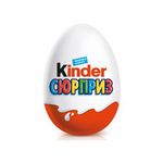 ТОП 100 Шоколадное яйцо Kinder Сюрприз, с игрушкой внутри, коллекция Классик, 20г