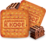 Печенье Сладкая Слобода Деревенское к кофе с шоколадной крошкой 4 кг
