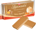 Вафли Сладкая Слобода Парижанка со вкусом крем-брюле 210г.