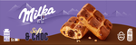 Пирожное Milka Biscuits бисквитное с шоколадной начинкой и кусочками молочного шоколада, 175г