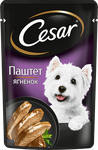 Влажный корм Cesar для взрослых собак, паштет с ягненком, 80г