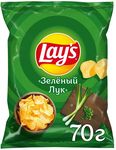 ТОП 100 Чипсы Lays картоф. молодой зел. лук 70г