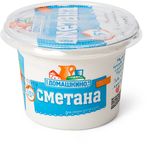 Сметана Село Домашкино 15% 170г стакан