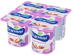 Продукт йогуртовый Кампина Нежный сливочный с соком клубника 5% 100г