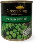 Горошек зеленый Green King стерилиз. в ж/б ключ 400г (12шт)(сухой вес 240г)