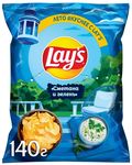 ТОП 100 Чипсы Lays картоф. сметана-зелень 19*140г