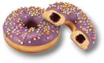 Донат Stokson BERRY с чернично-ягодной начинкой коробка 12 шт*70 г
