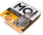 Корм MOI для стерилизованных кошек мясные кусочки с индейкой в желе ламистер 100 гр