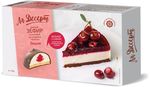 Зефир Ля Десерт глазированный с начинкой со вкусом вишни на печенье 270г