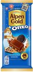 Шоколад Alpen Gold Oreo молочный Классический Чизкейк 85г