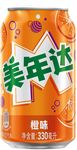 MIRINDA АПЕЛЬСИНОВЫЙ ВКУС,АЛЮМИНИЕВАЯ БАНКА 330 мл