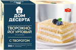 Торт Черемушки Дом Десерта творожно-йогуртовый 350 г.