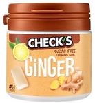 Жевательная резинка CHECKS без сахара со вкусом имбиря и лимона 2*10*70 гр (50 подушечек)