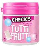 Жевательная резинка CHECKS без сахарасо вкусом тутти - фрутти 2*10*70 гр. (50 подушечек)